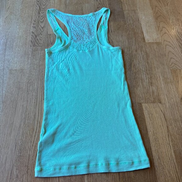 American Eagle Racerback Tank Top Bundle Lot of 3 Blue White Green Size Small - Picture 7 of 14